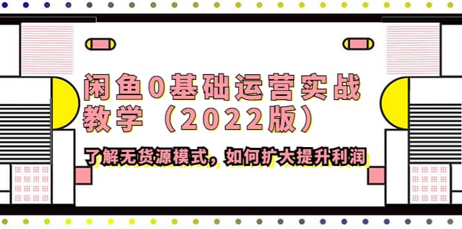 闲鱼0基础运营实战教学（2022版）了解无货源模式，如何扩大提升利润-讯领网创