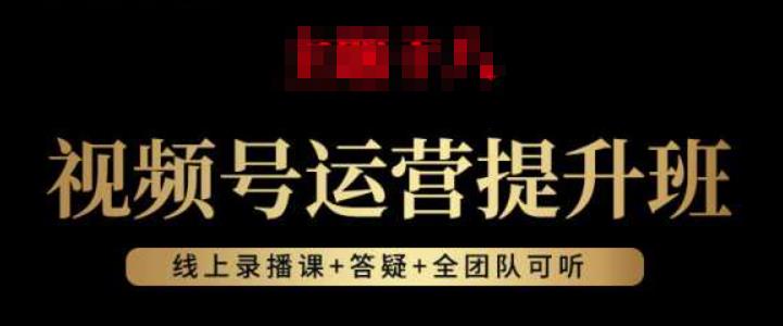 视频号运营提升班：视频号起号逻辑，视频号选品技巧及带货-讯领网创