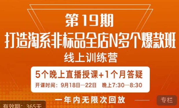 钟辰·拼多多单品爆款班，一个拼多多超级爆款养一个团队-讯领网创