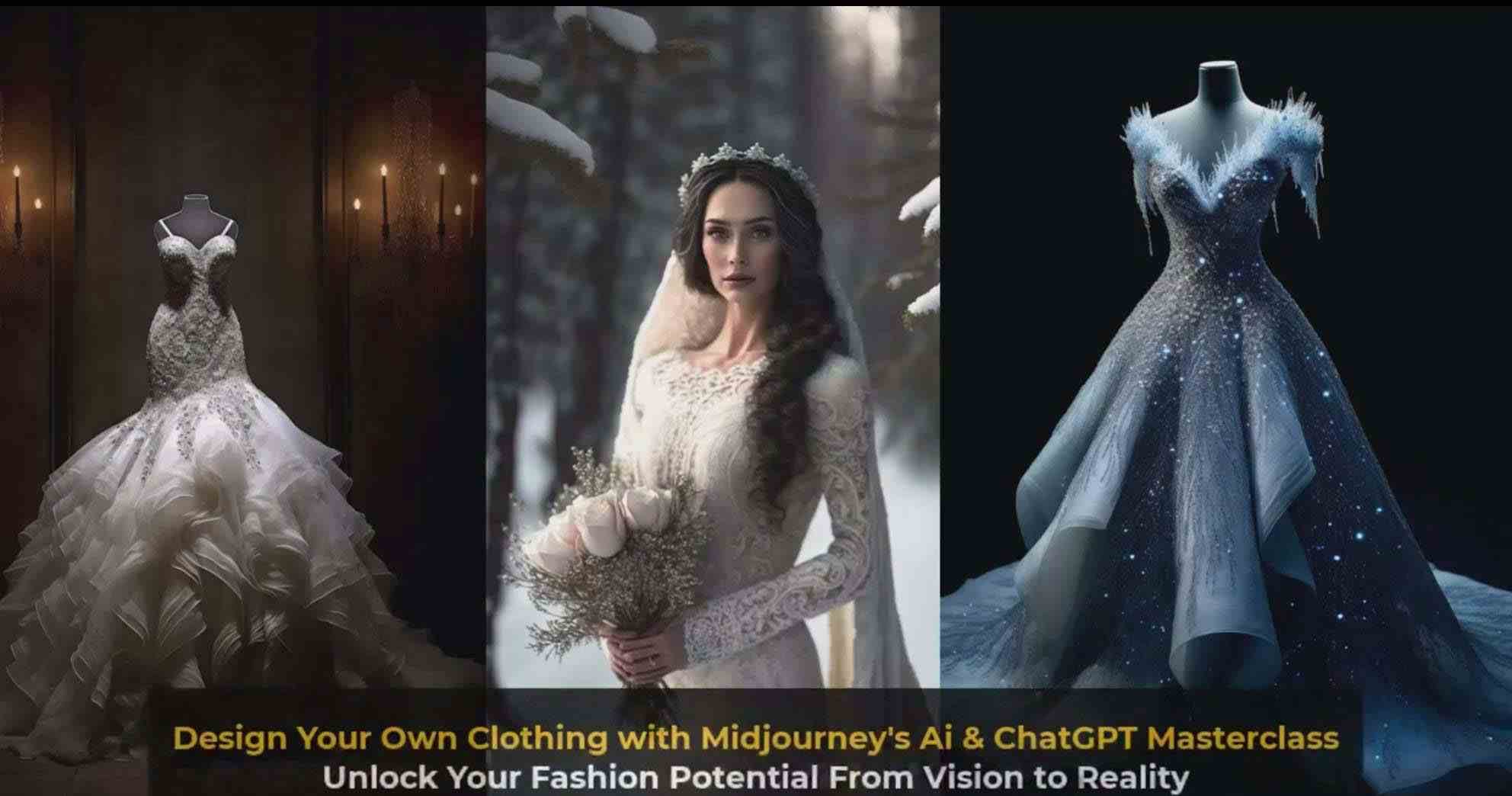 图片[9]-利用 Midjourneys Ai 人工智能设计自己的服装AI大师班-10节课-中英字幕-讯领网创