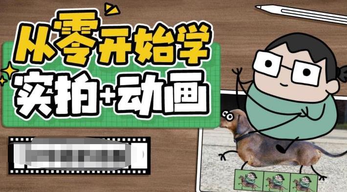 从零开始学实拍加动画，实拍加动画创意教程-讯领网创