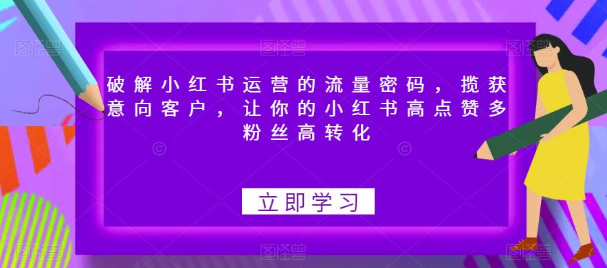 破解小红书运营的流量密码，揽获意向客户，让你的小红书高点赞多粉丝高转化-讯领网创