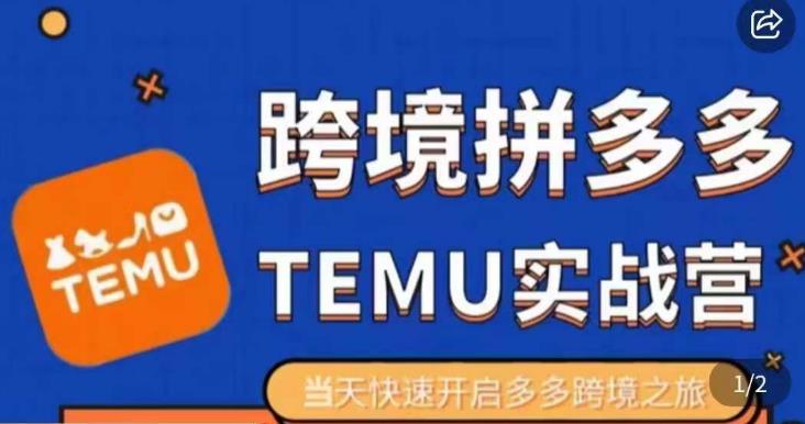 大鹏出海·拼多多跨境temu运营指导，开店注册+选品+核价上架，日出千单实战课-讯领网创