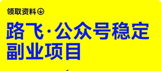 路飞·公众号稳定副业项目，你只要无脑去推广，粉丝和收入，自然就来了-讯领网创