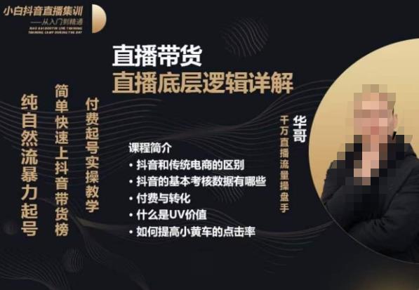 从0-1自然流快速起号​直播的底层逻辑，纯自然流暴力起号，简单快速上抖音带货榜-讯领网创
