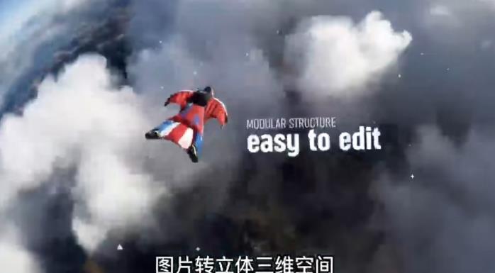 AE脚本-平面图片转3d三维视差动画Projection 3D v3.08（有教程视频）-讯领网创