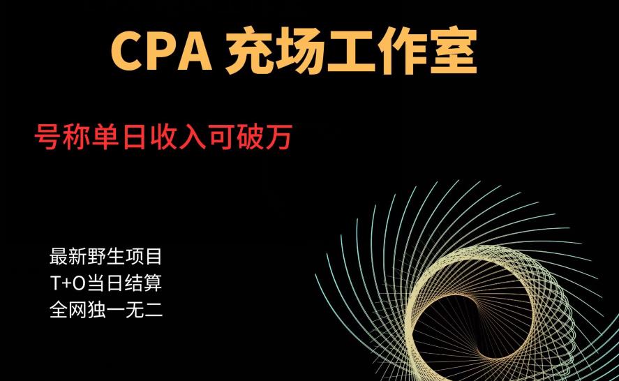 cpa充场工作室，号称单日收入10000+（揭秘）-讯领网创