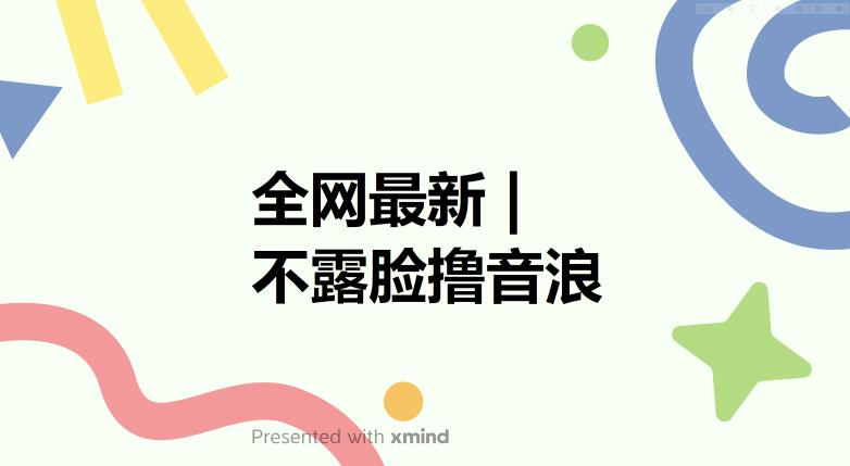 全网最新不露脸撸音浪，跑通自动化成交闭环，实现出单+收徒收益最大化【揭秘】-讯领网创