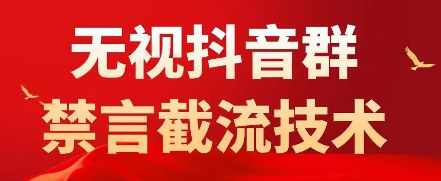 外面卖1500抖音粉丝群无视禁言截流技术，抖音黑科技，直接引流，0封号-讯领网创