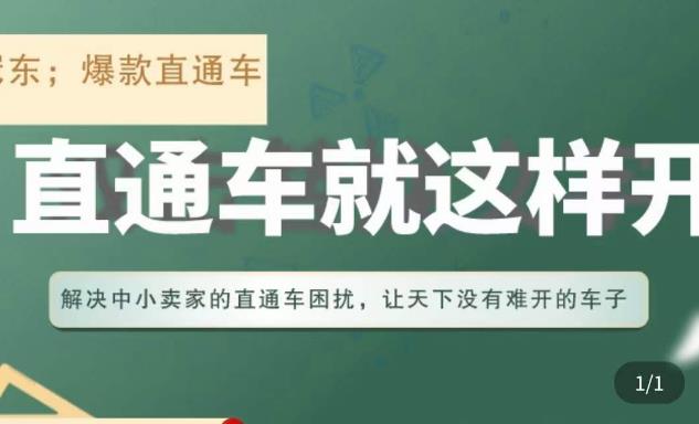 冠东·淘系直通车保姆级教程，全面讲解直通车就那么简单-讯领网创