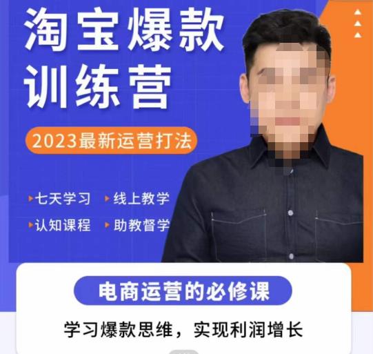 爱上黄昏·淘宝爆款训练营，2023最新运营打法，学习爆款思维，实现利润增长-讯领网创