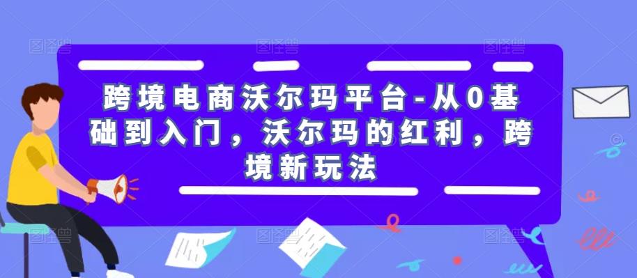 跨境电商沃尔玛平台-从0基础到入门，沃尔玛的红利，跨境新玩法-讯领网创