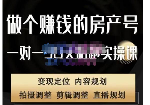 刘广标·同城房产号线上陪跑课，拍摄、剪辑、写文案、直播，做一个具有潜力价值的房产号-讯领网创