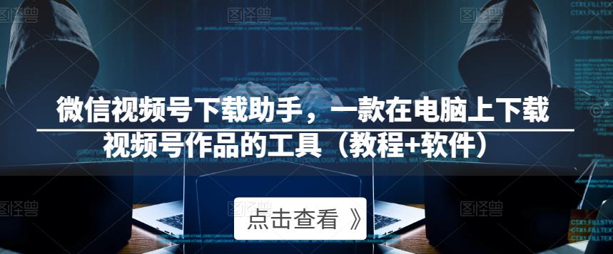 微信视频号下载助手，一款在电脑上下载视频号作品的工具（教程+软件）-讯领网创