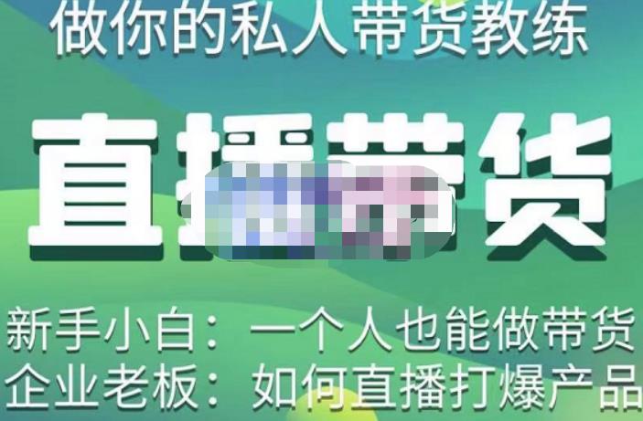 硬核传媒·直播带货（私人教练），实操实战教学，通俗易懂，学完后新手小白一个人也能做带货-讯领网创