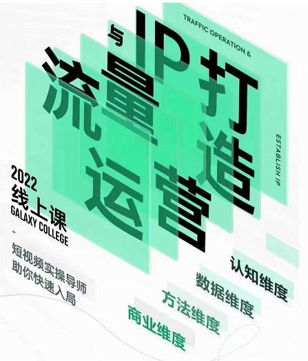 大蓝流量运营&个人ip打造课，短视频带货/爆款文案/流量运营/直播入门/镜头变现/流量商业-讯领网创