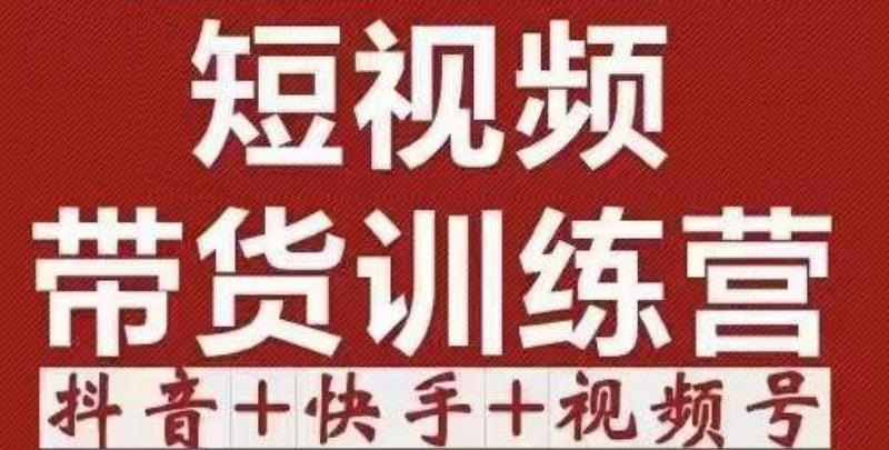 短视频带货特训营抖音+快手+视频号：收益巨大，简单粗暴！-讯领网创