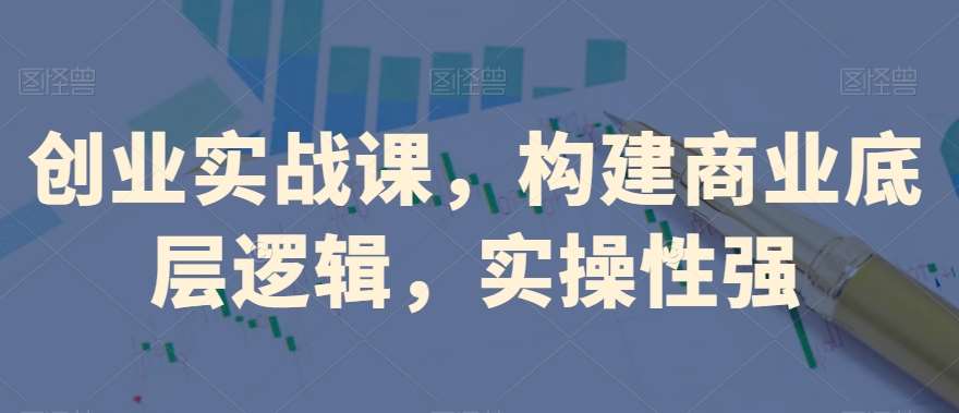 创业实战课，​构建商业底层逻辑，实操性强-讯领网创
