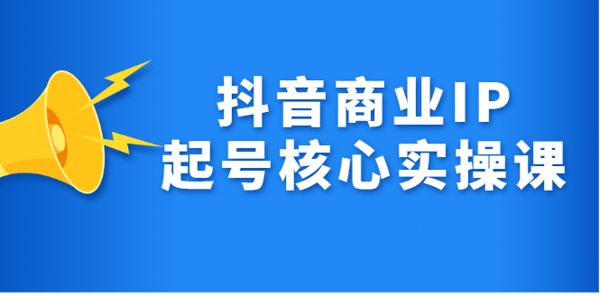 抖音商业IP起号核心实操课，带你玩转算法，流量，内容，架构，变现-讯领网创