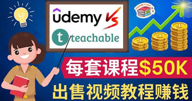 制作出售视频课程并快速进行粉丝变现的方法，轻松获利5万美元以上-讯领网创