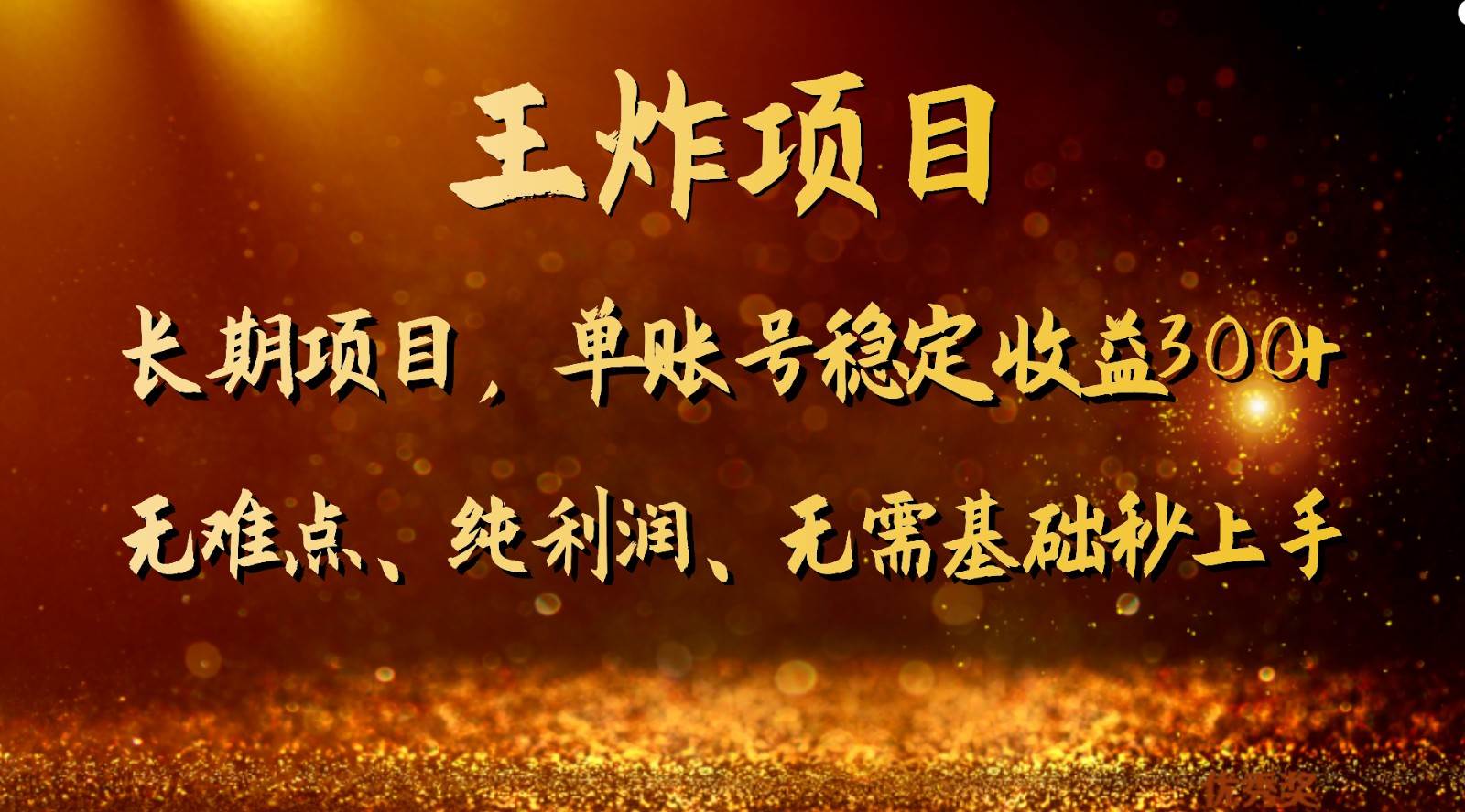 王炸项目！单账号稳定收益300+，适合长期操作的副业兼职。-讯领网创