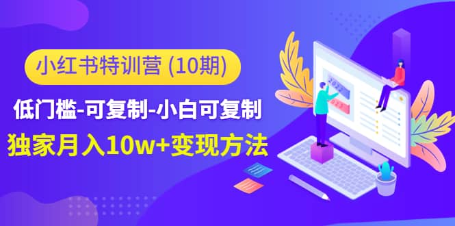 小红书特训营（第10期）低门槛-可复制-小白可复制-讯领网创