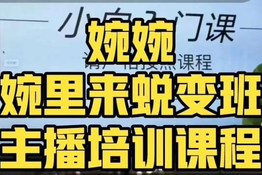 婉婉·婉里来蜕变班（主播课）全方位理解底层逻辑并灵活运用-讯领网创