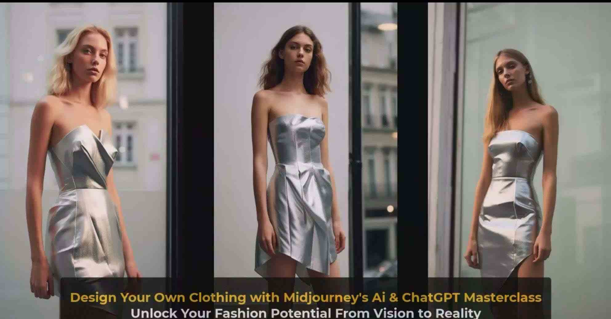图片[10]-利用 Midjourneys Ai 人工智能设计自己的服装AI大师班-10节课-中英字幕-讯领网创