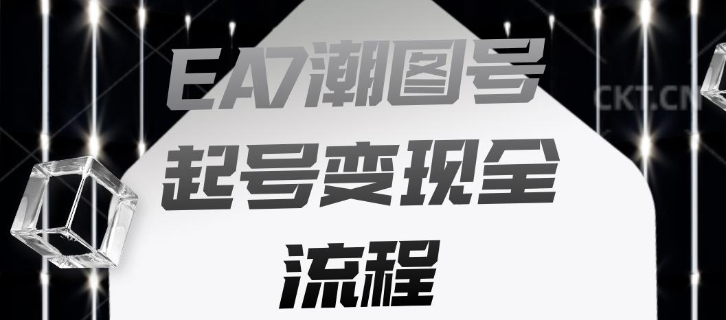 EA7潮图号起号变现全流程，快速起号飞速涨粉【揭秘】-讯领网创