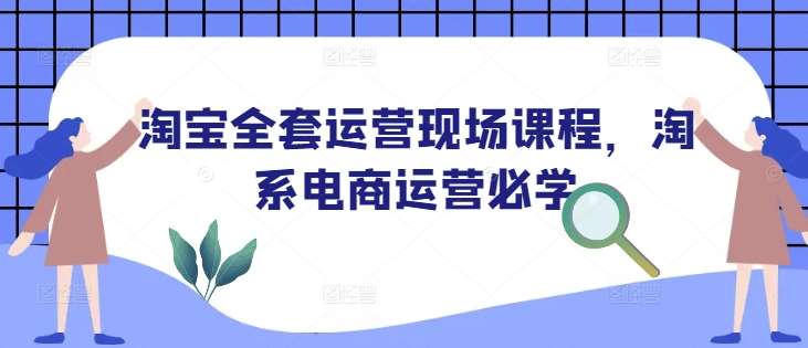 淘宝全套运营现场课程，淘系电商运营必学-讯领网创
