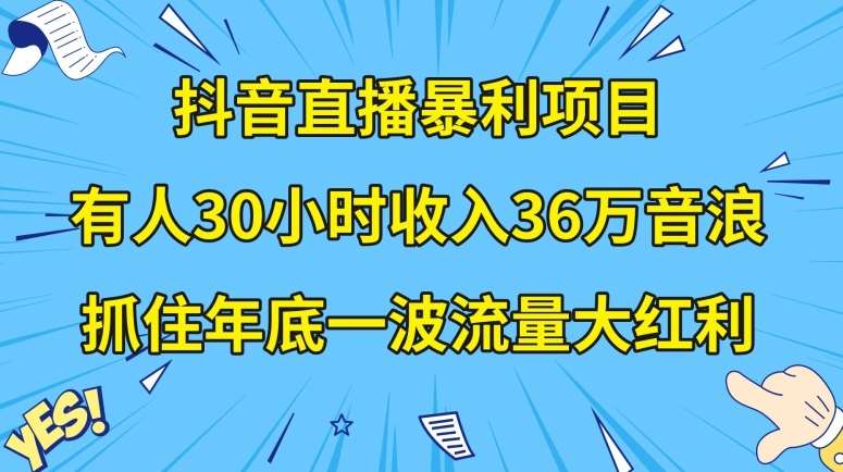 抖音直播暴利项目，有人30小时收入36万音浪，公司宣传片年会视频制作，抓住年底一波流量大红利【揭秘】-讯领网创