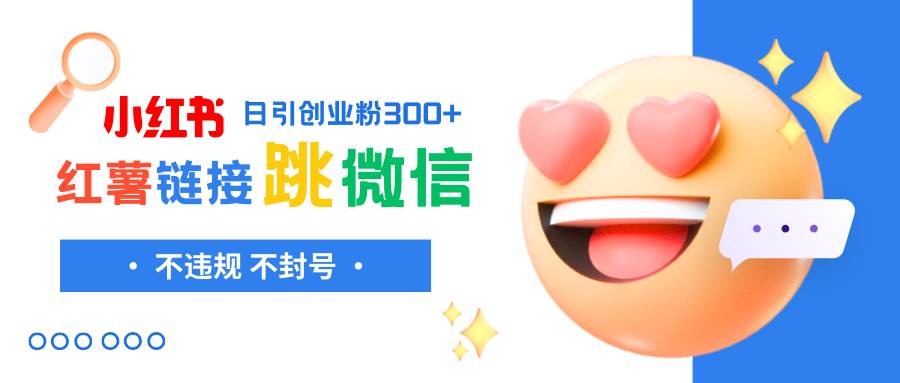 （8010期）小红薯跳转微信链接制作和引流思路，不违规不封号！-讯领网创
