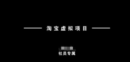 淘宝虚拟项目，从理论到实操，新手也能快速上手-讯领网创