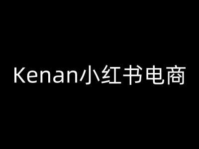 Kenan小红书电商-kenan小红书教程-讯领网创