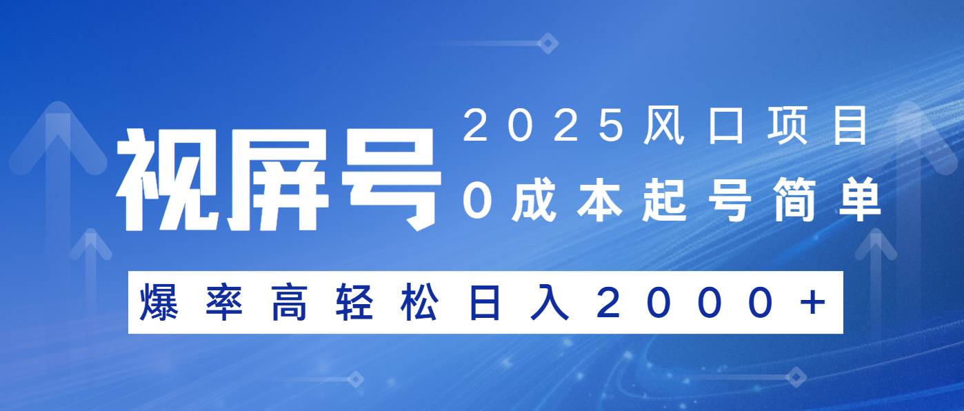 （14157期）2025风口项目，视频号带货，起号简单，爆率高轻松日入2000+-讯领网创