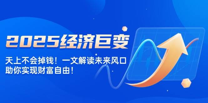 （14115期）2025经济巨变，天上不会掉钱！一文解读未来风口，助你实现财富自由！-讯领网创