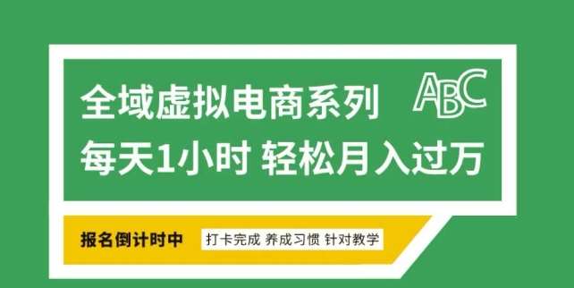 全域虚拟电商变现系列，通过平台出售虚拟电商产品从而获利-讯领网创