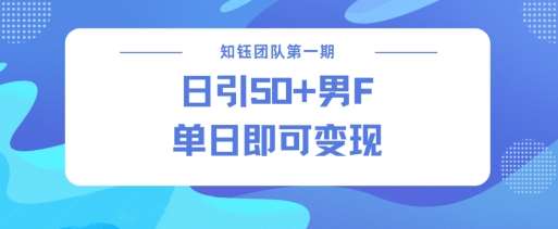男粉引流新方法不违规，当日即可变现-讯领网创
