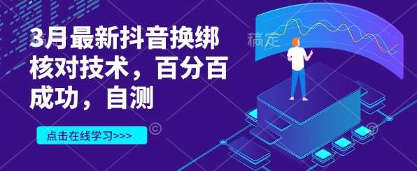 3月最新抖音换绑核对技术，百分百成功，自测-讯领网创