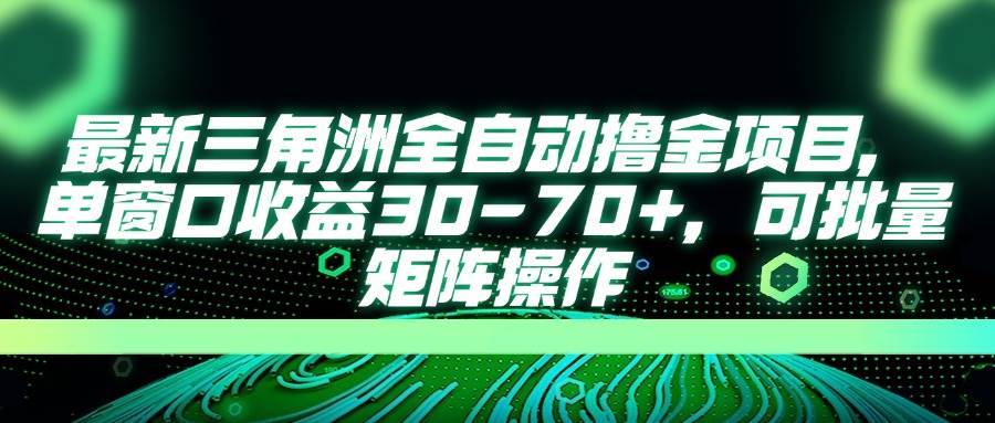 （14191期）最新三角洲全自动撸金项目，单窗口收益30-70+，可批量矩阵操作-讯领网创