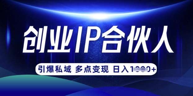 云帆·创业ip合伙人打造3.0，从0到1教你做网创，实现月入过W-讯领网创