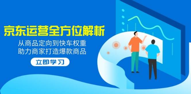 （14477期）2025京东运营全方位解析：从商品定向到快车权重，助力商家打造爆款商品-讯领网创
