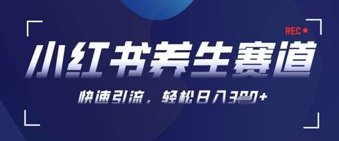 AI+可画生成小红书养生作品，新手暴力起号，矩阵操作，轻松日入3张+-讯领网创