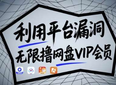 利用平台漏洞，无限撸网盘VIP会员，用户亲测有效!【漏洞原理+操作演示】-讯领网创