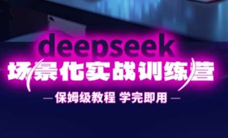DeepSeek场景化实战训练营，保姆级教程，学完即用，手把手教你用DeepSeek提升效率-讯领网创