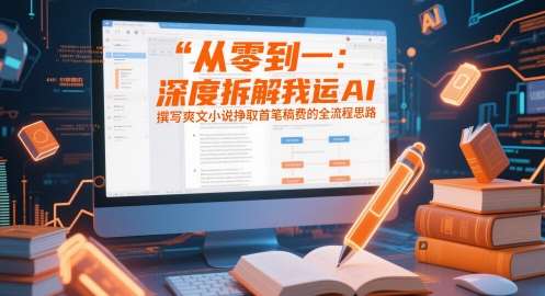 从零到一：深度拆解我运用AI撰写爽文小说挣取首笔稿费的全流程思路-讯领网创