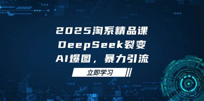 （14639期）2025 淘系精品课，DeepSeek 裂变，AI 爆图，暴力引流-讯领网创