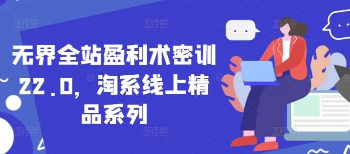 无界全站盈利术密训22.0，淘系线上精品系列-讯领网创
