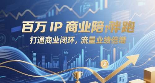 百万IP商业陪跑，打通商业闭环，流量业绩倍增-讯领网创