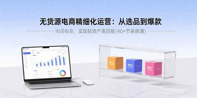 （15896期）无货源电商精细化运营：从选品到爆款，实现轻资产高回报(40+节系统课)-寒山客